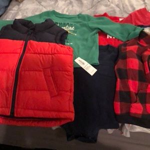 13 toddler boy pieces. 18 months.